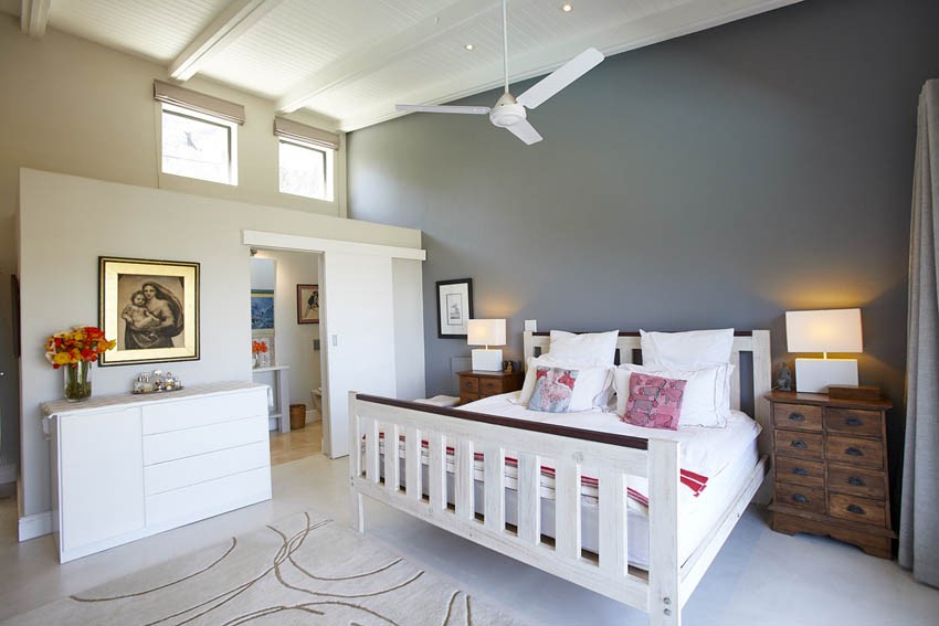 Main bedroom and bathroom