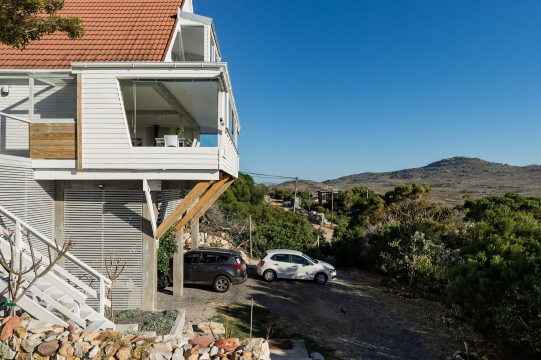 Parking area under house